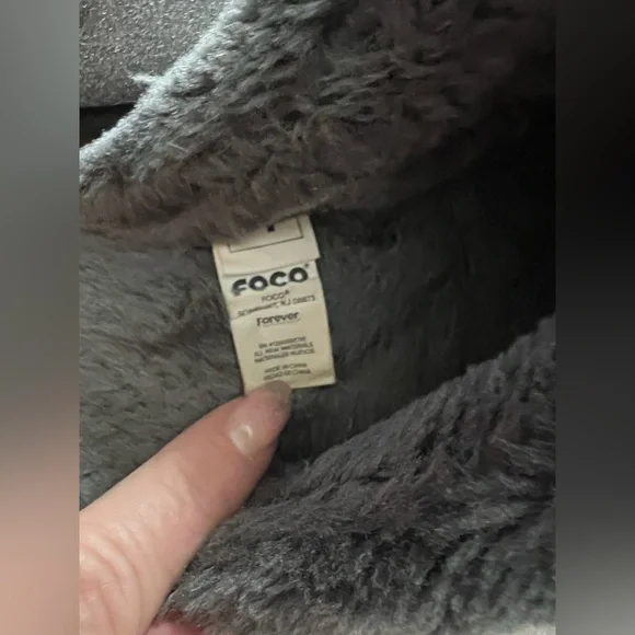 Seattle Seahawks Women's Glitter Open Back Fur Moccasin Slippers Size Large 9-10 - Picture 12 of 15